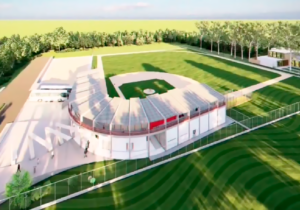 Avanza construcción del estadio de béisbol en Acultzingo