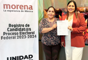 Claudia Tello se registra como candidata al Senado