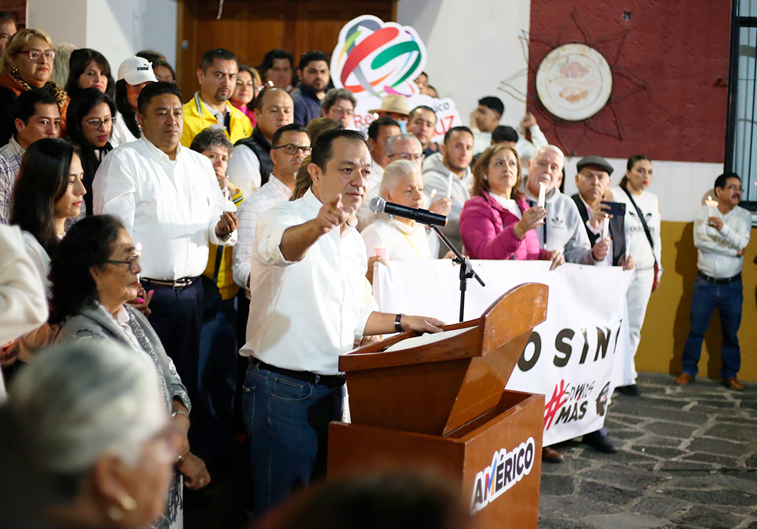 En arranque de campaña, Américo llama a recuperar la paz