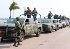 Despliegue militar en Tuxpan tras hallazgo de cuerpos sin vida