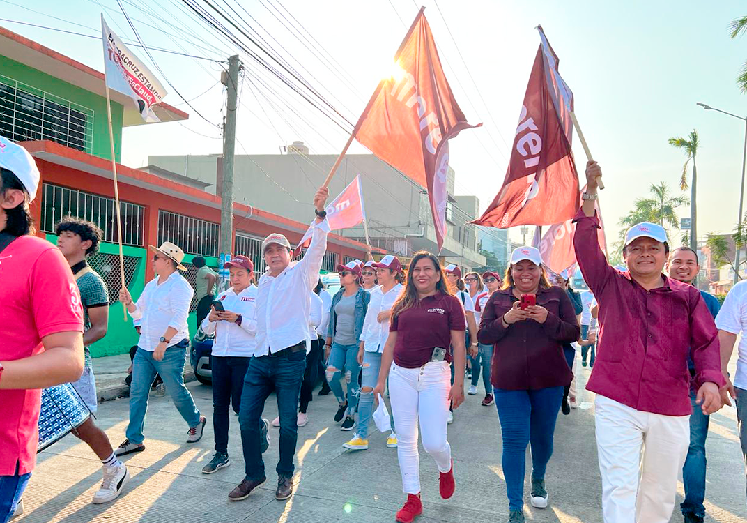 Eleazar Guerrero encabeza jornada de activismo en Minatitlán