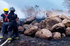 Combate Ciudad Mendoza 4 incendios en un día