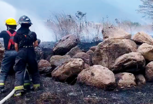 Combate Ciudad Mendoza 4 incendios en un día