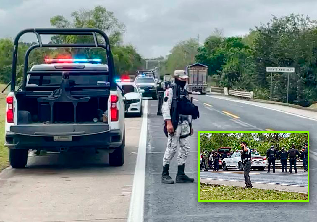 Enfrentamiento armado en autopista México-Tuxpan