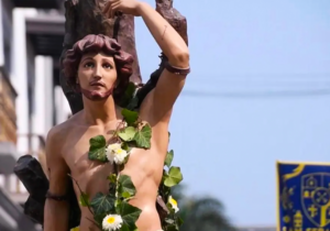 Robo sacrílego: Desaparece estatua de San Sebastián