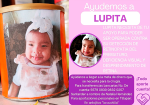 Urge ayuda para operar a Lupita, necesitan 70 mil pesos