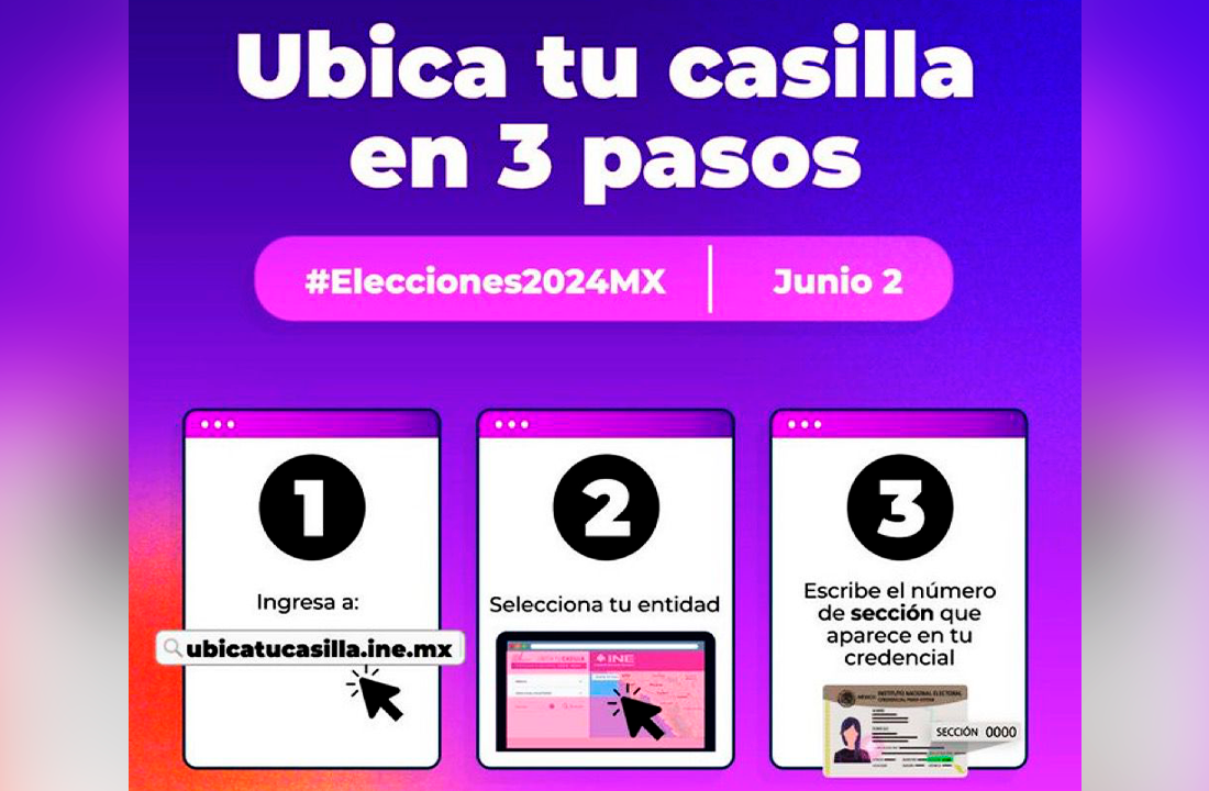 ¿Listo para votar? ¡Ubica tu casilla!