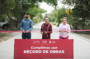 Inaugura gobernador obras carreteras en Cuenca del Papaloapan