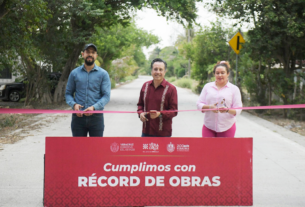 Inaugura gobernador obras carreteras en Cuenca del Papaloapan