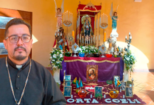 El vicario Paul Vázquez Banda dirigió la instalación del Altar de Dolores en el Museo de Arte del Estado de Orizaba, Veracruz.
