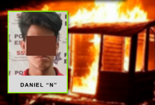 Daniel "N" está acusado del delito de estragos, en agravio de cuatro personas.