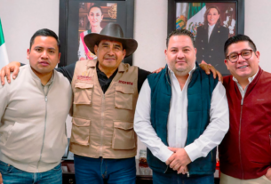 El diputado Luis Vicente Aguilar anunció su renuncia al Partido del Trabajo, cuyo dirigente, es su padre, Vicente Aguilar.