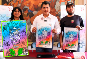 Autoridades municipales en conferencia de prensa, convocaron al Climb Fest 2025.