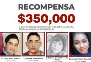 Ofrecen recompensa a quienes brinden información sobre el paradero de personas desaparecidas en Veracruz.