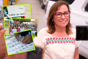 La gobernadora Rocío Nahle, en Papantla, habló sobre el próximo proceso electoral.