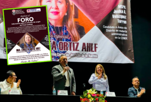Loretta Ortiz participó en un foro que de acuerdo con el INE, violó las reglas electorales.