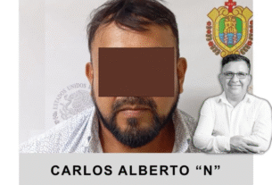 Carlos Alberto, presunto homicida de Napo Valencia