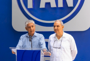 Líderes del PAN Veracruz en conferencia de prensa
