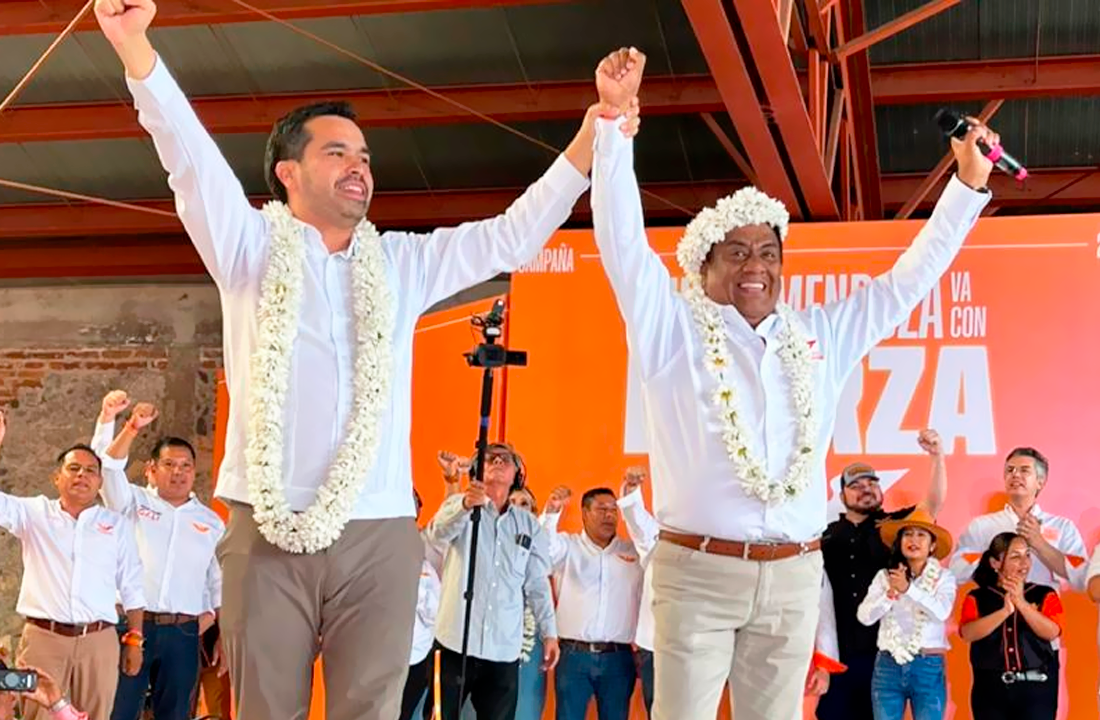 Jorge Álvarez Máynez, afirmó que su partido ha crecido sostenidamente en Veracruz.