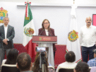 Conferencia de prensa de la gobernadora Rocío Nahle