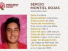 Ficha de búsqueda de Sergio Montiel Rojas