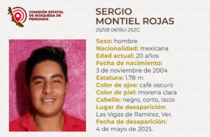 Ficha de búsqueda de Sergio Montiel Rojas