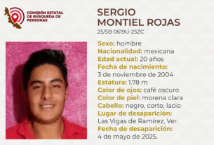 Ficha de búsqueda de Sergio Montiel Rojas