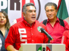 Alito Moreno estuvo en Xalapa para hablar sobre los resultados electorales en Veracruz
