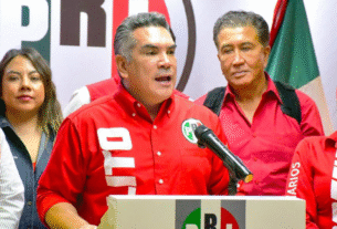 Alito Moreno estuvo en Xalapa para hablar sobre los resultados electorales en Veracruz
