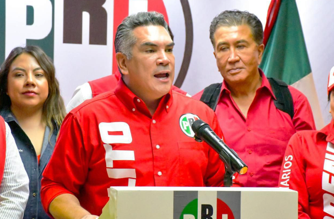 Alito Moreno estuvo en Xalapa para hablar sobre los resultados electorales en Veracruz