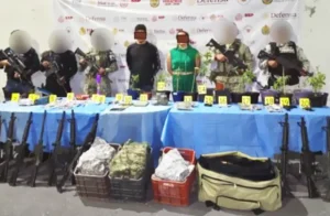 Detenidos con armas y drogas en Ixtaczoquitlán
