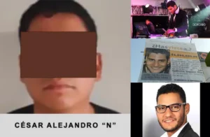 César Alejandro está implicado en la desaparición de Luis Guillermo Lagunes Díaz
