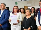 Daniela Griego Ceballos en las oficinas del OPLE