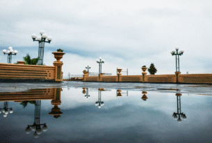 Parque Juárez de Xalapa tras el paso de la tormenta