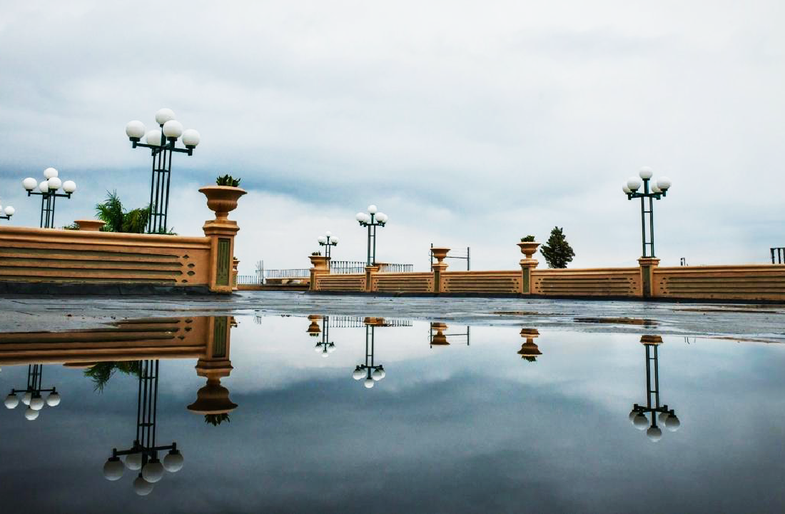 Parque Juárez de Xalapa tras el paso de la tormenta