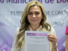 María Josefina Gamboa Torales recibió su constancia de mayoría como presidenta propietaria de Boca del Río.