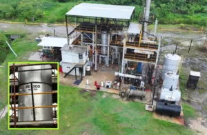 Refinería clandestina en Coatzacoalcos, Veracruz.