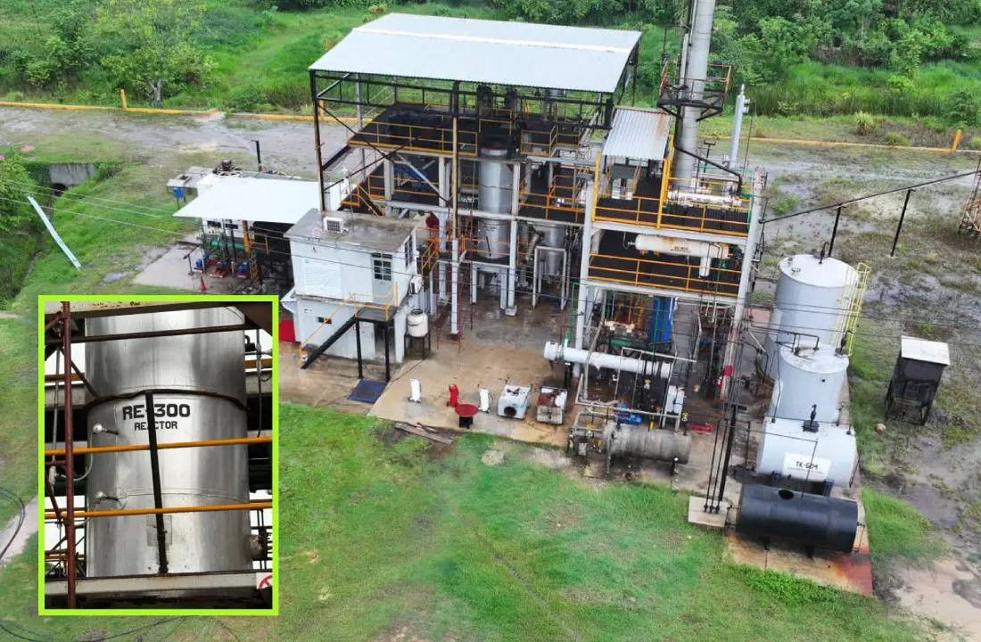 Refinería clandestina en Coatzacoalcos, Veracruz.
