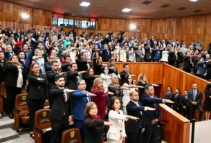 Integrantes del Poder Judicial de Veracruz en el Congreso local